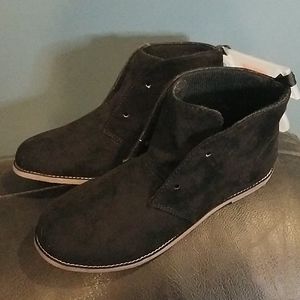Gymboree Black Faux Suede Chukka Boots 12 Toddler
